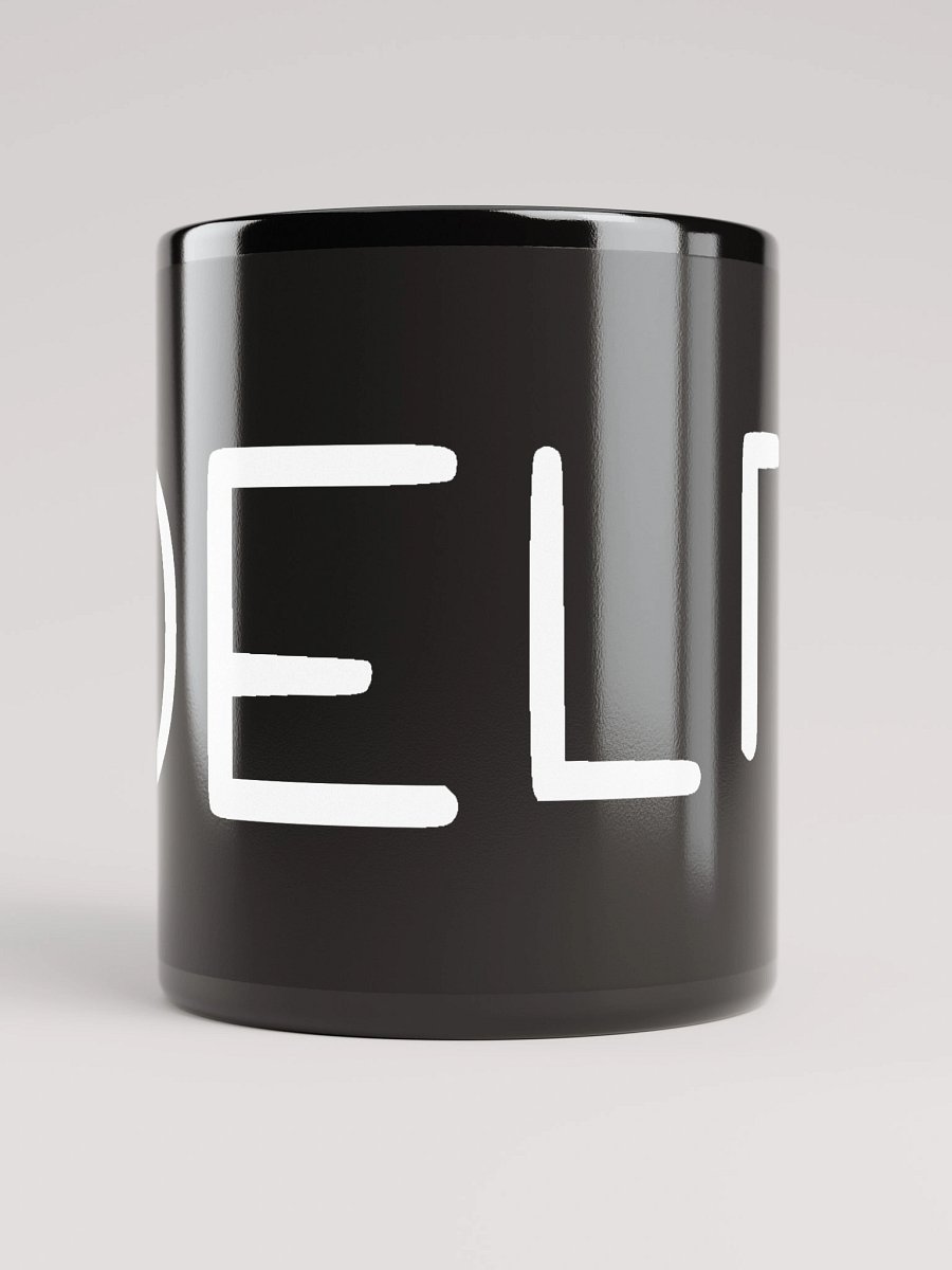 DELTA Mug Text Wht/Blk product image (9)
