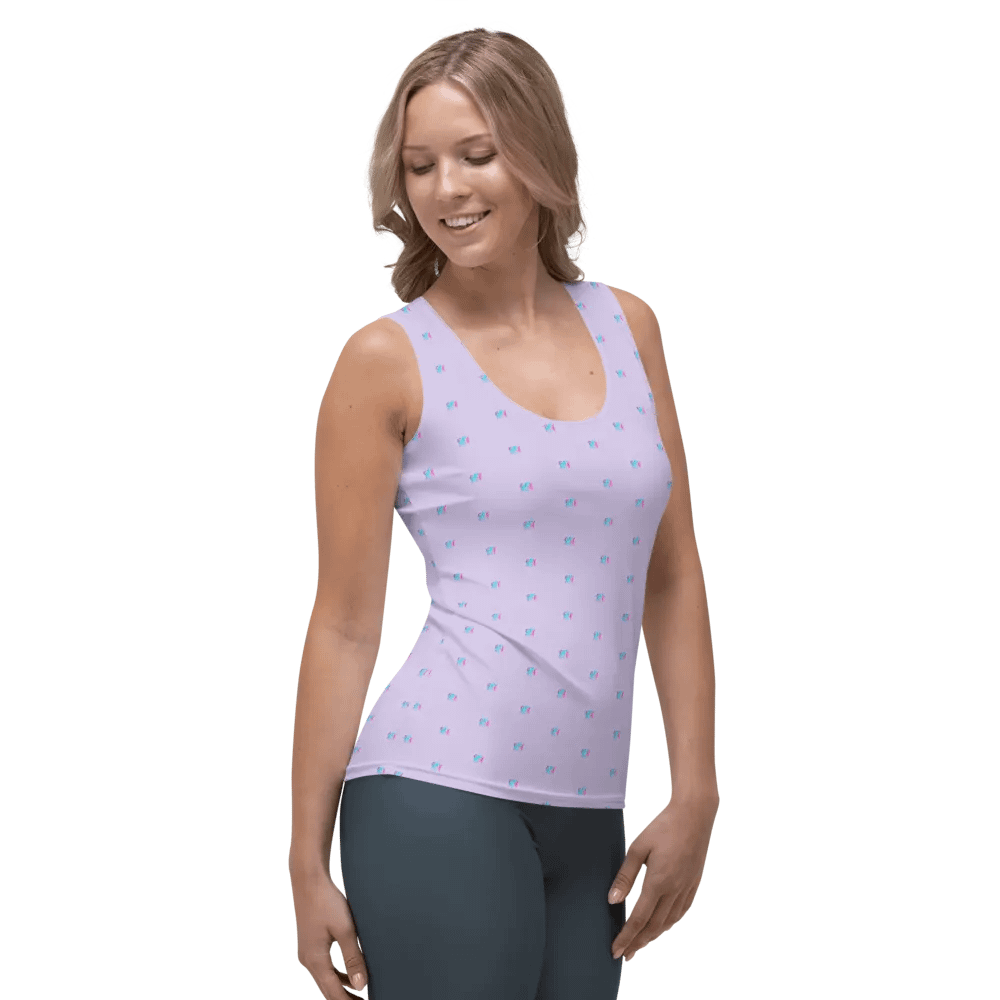 Gay Reflections (LAG Colors) All Over Print Fitted Tank Top product image (6)