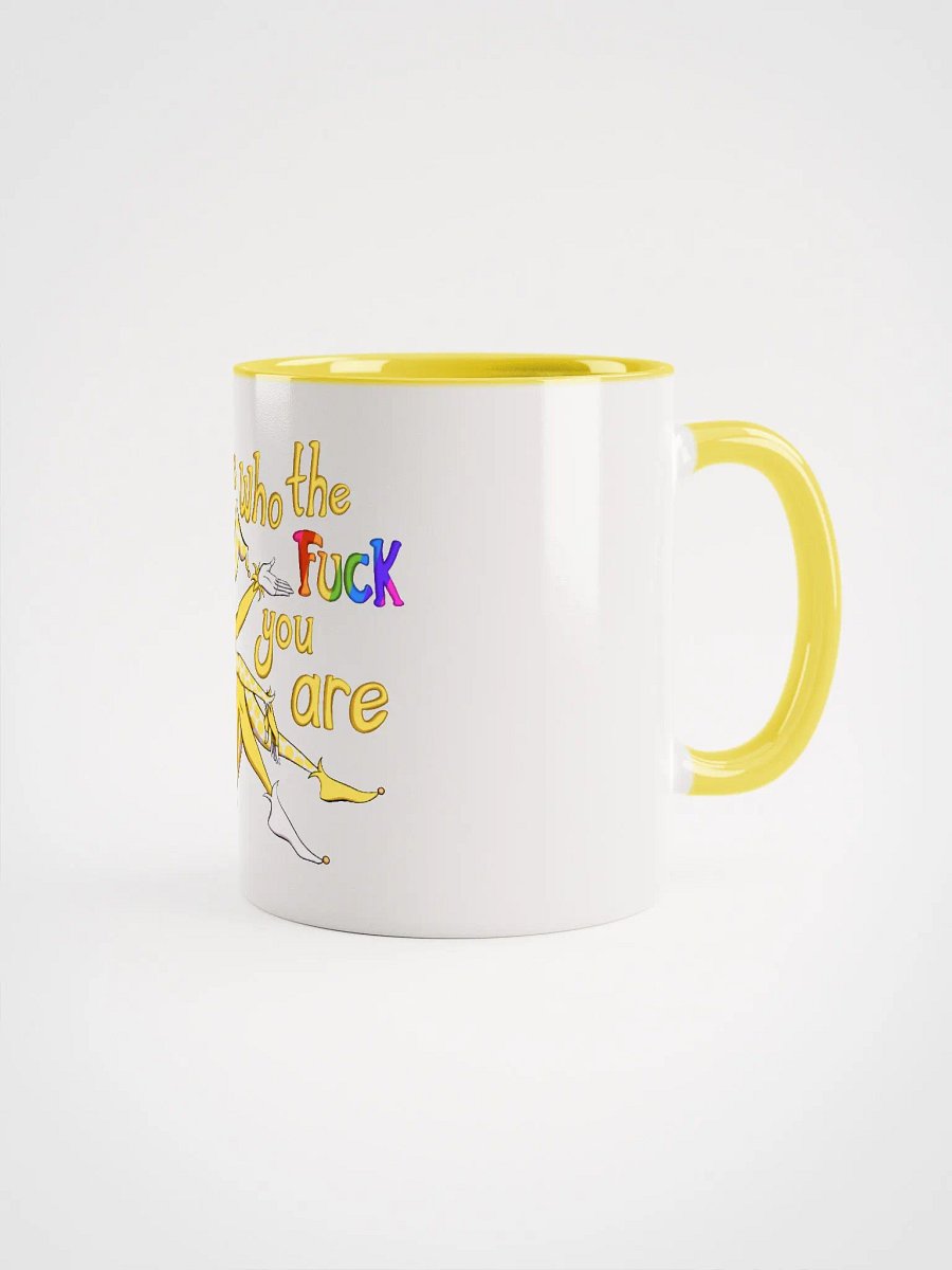 Be Who The Fuck Your Are Yellow Jester Mug product image (1)