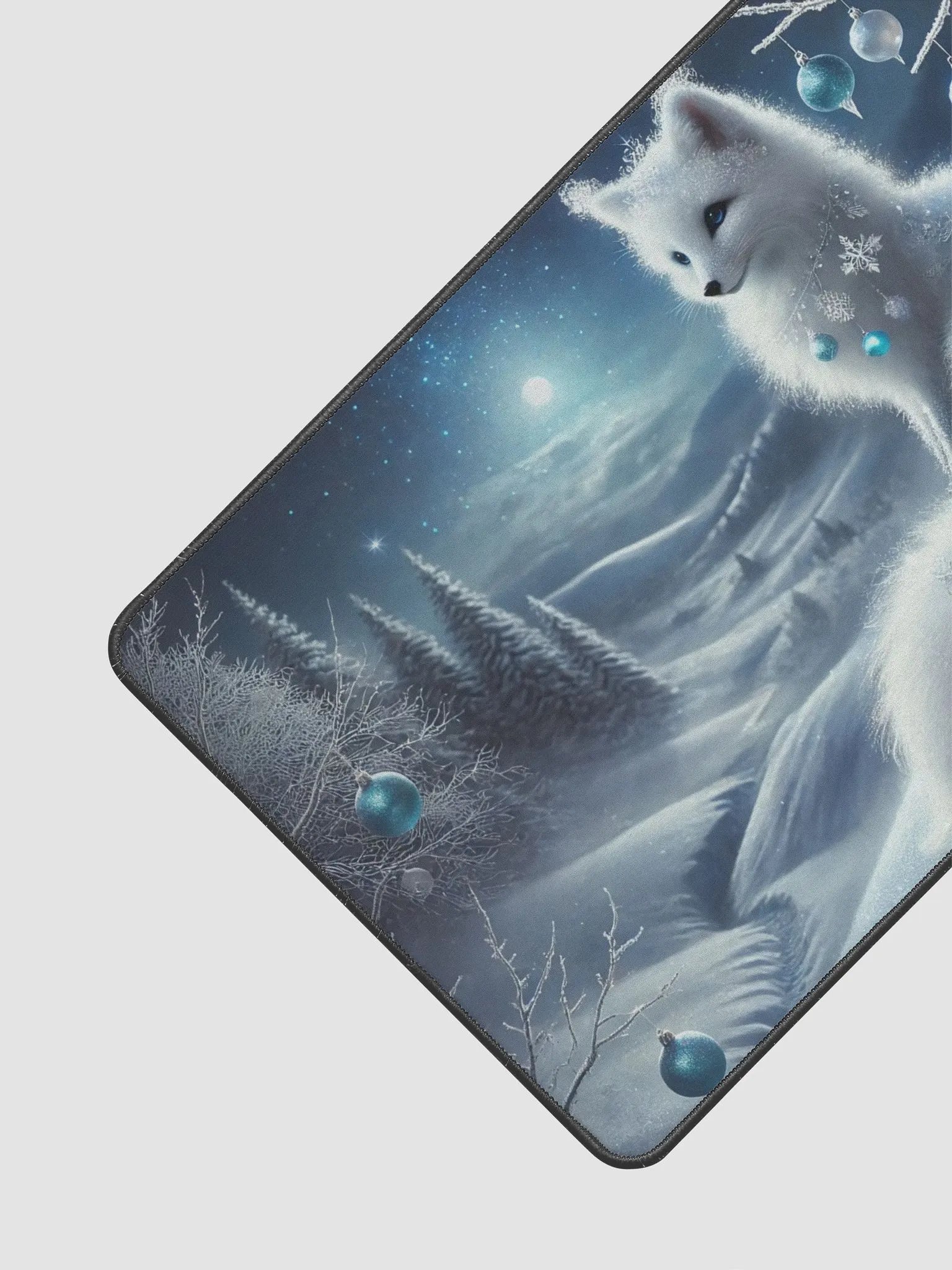 Winter Fox Enchantment Desk Mat - 12"x22" product image (3)