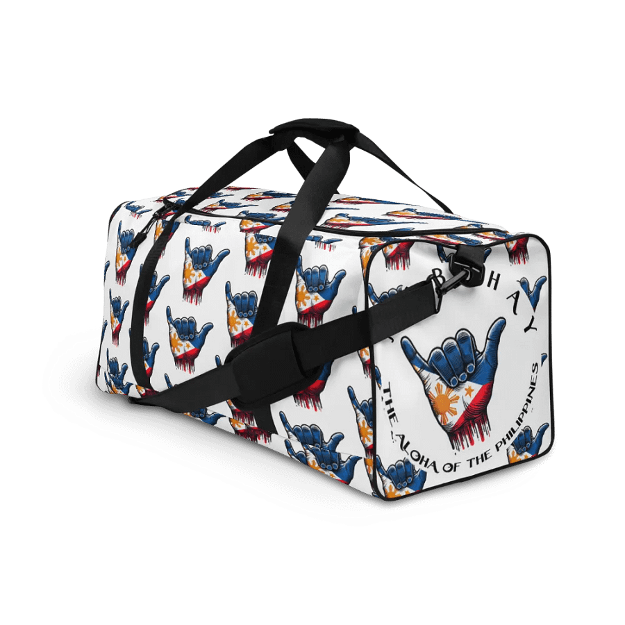 Mabuhay The Aloha of the Philippines Duffle Bag - Shaka Hang Loose Vibes for Your Adventures product image (10)