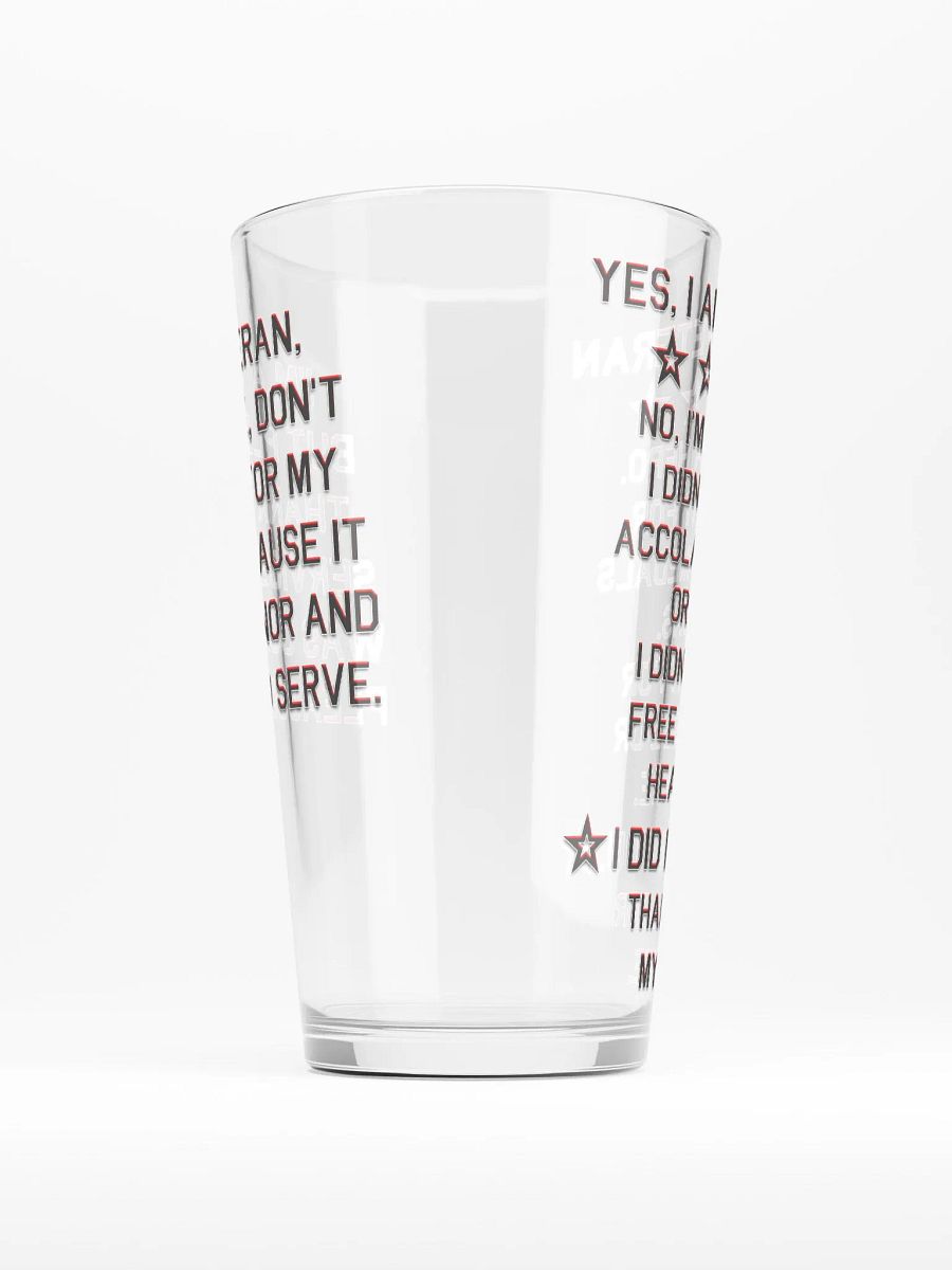 Veteran - Pint Glass product image (1)