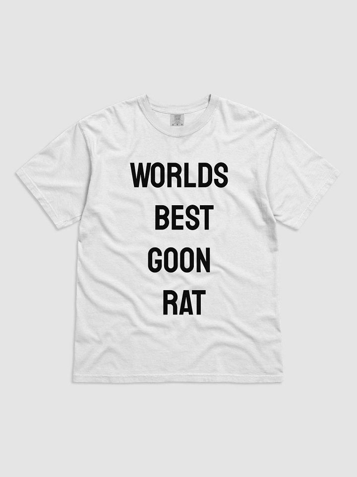 Worlds Best Goon Rat Tee product image (1)