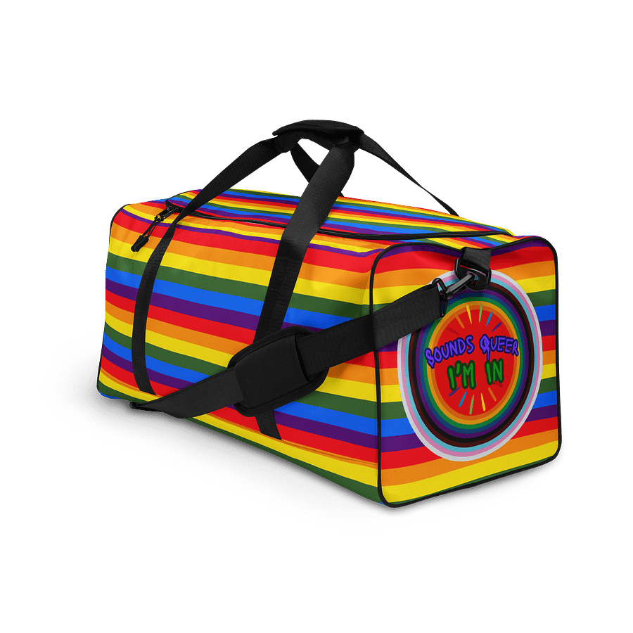 LGBTQIAP2S+ 2025, Sounds Queer I'm In, Duffel Bag product image (3)