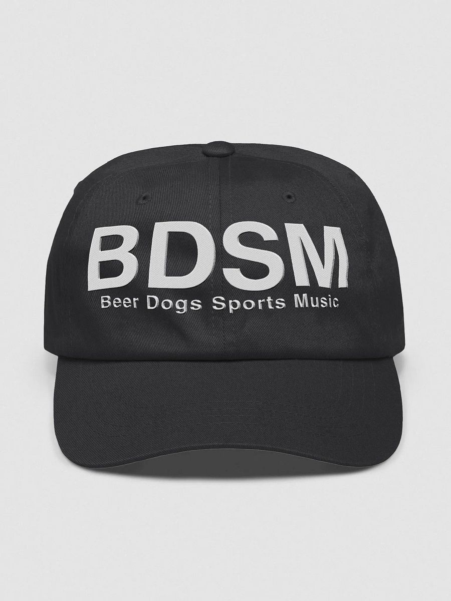 Beer Dogs Sports Music BDSM Dad Hat product image (1)