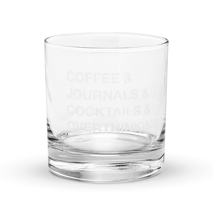 Rocks Glass for Overthinking product image (2)