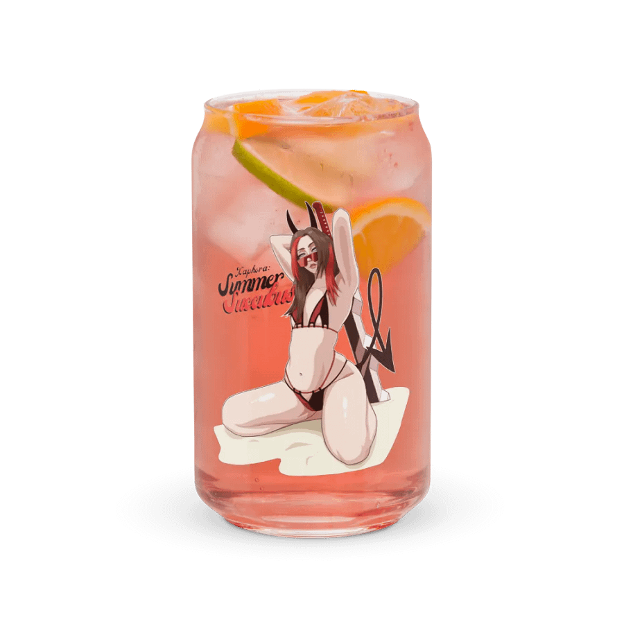 Summer Succubus Glass Can Cup product image (7)