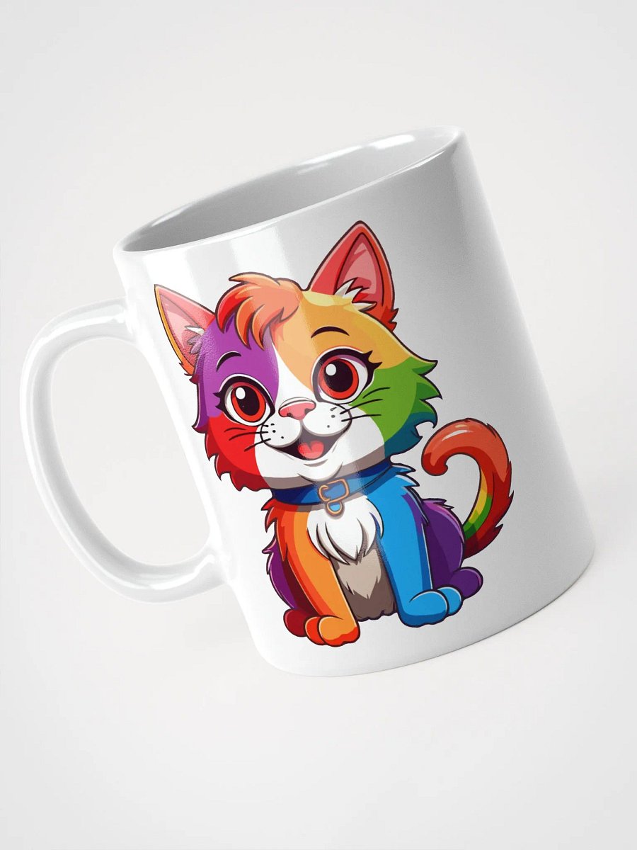 Cute Rainbow Color Cat 9 , Mug product image (5)