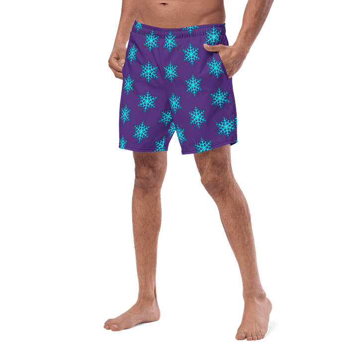 WICKED WINTERS ELECTRIC SNOWFLAKE SWIM SHORTS product image (2)
