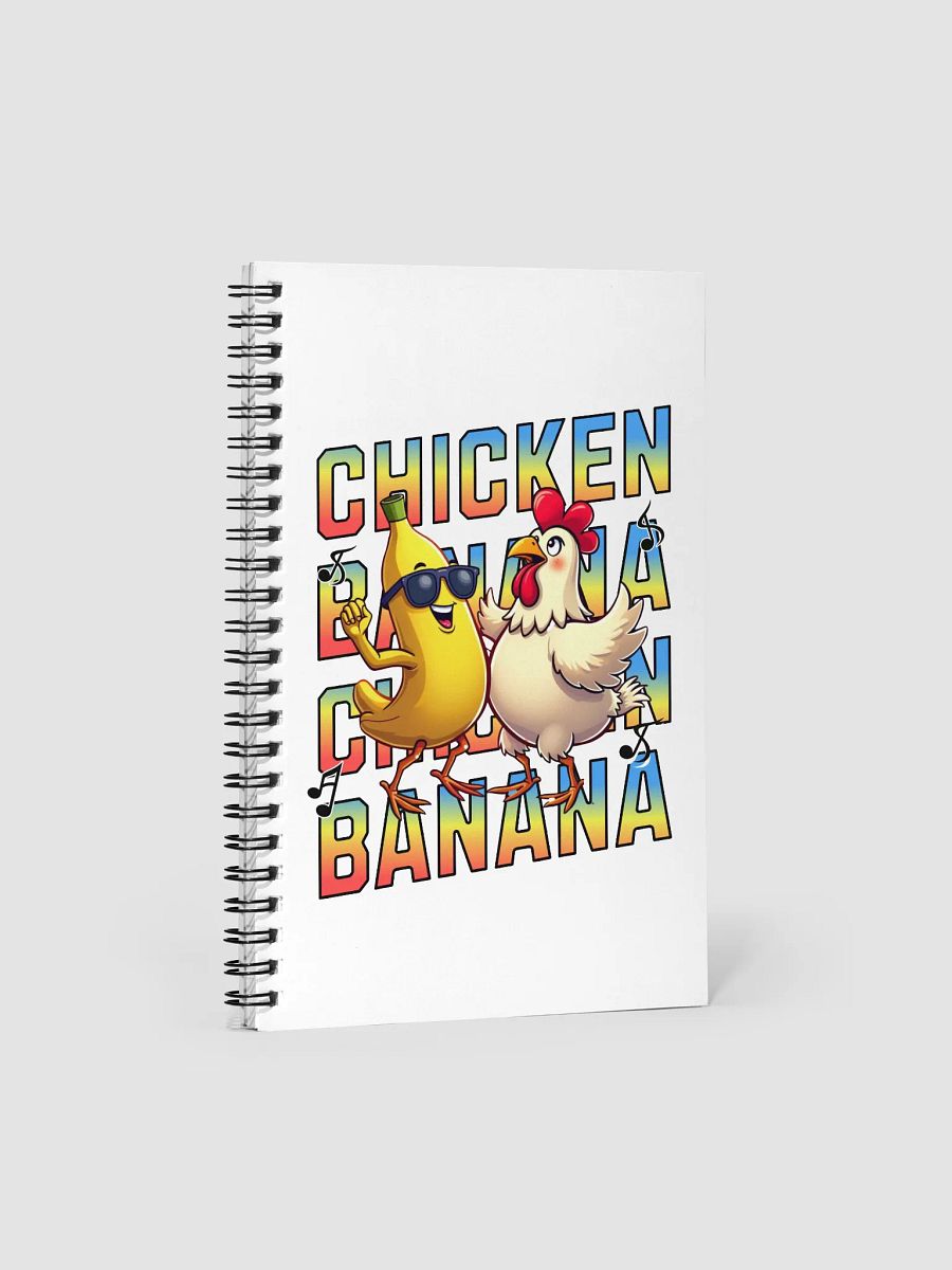 Chicken Banana Chicken Banana Funky Spiral Notebook product image (2)
