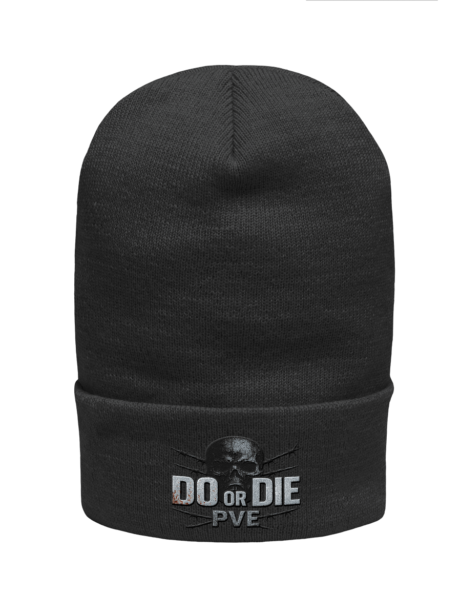 Skull Gas Mask Cuffed Beanie product image (2)