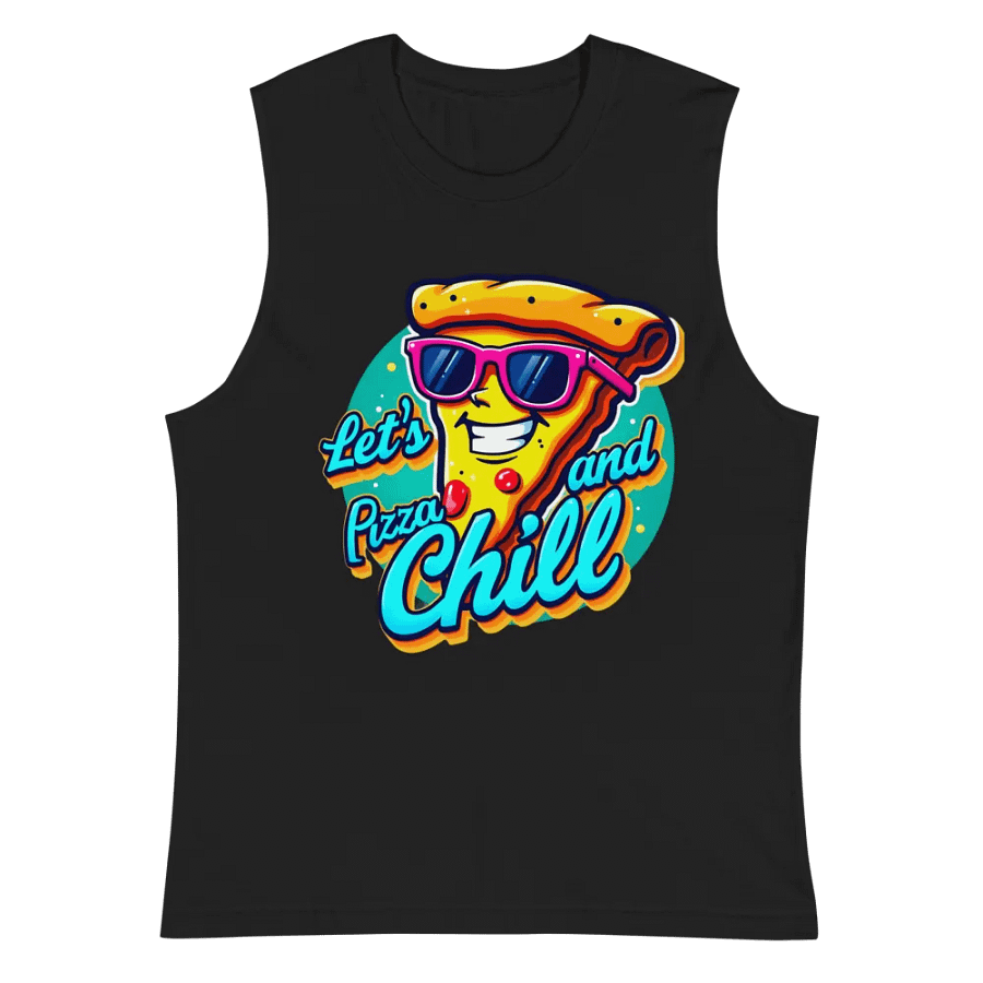 Pizza & Chill Muscle Tank Bella+Canvas (Men's) product image (3)