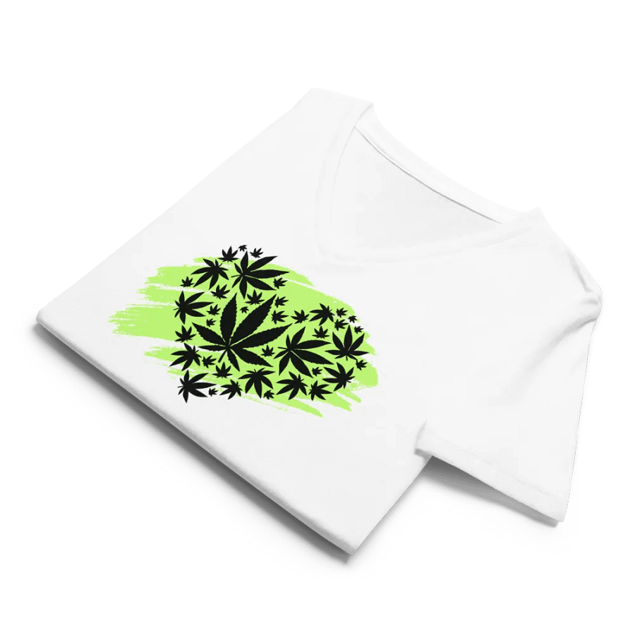 Canna Love Silhouette Relaxed V-Neck Tee product image (8)