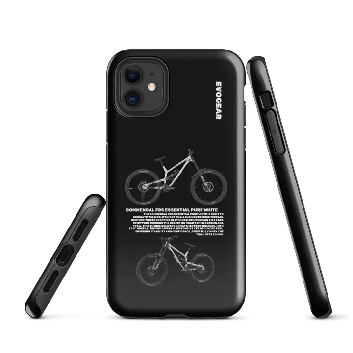 Black Commencal FRS Essential Pure White iPhone Case product image (1)