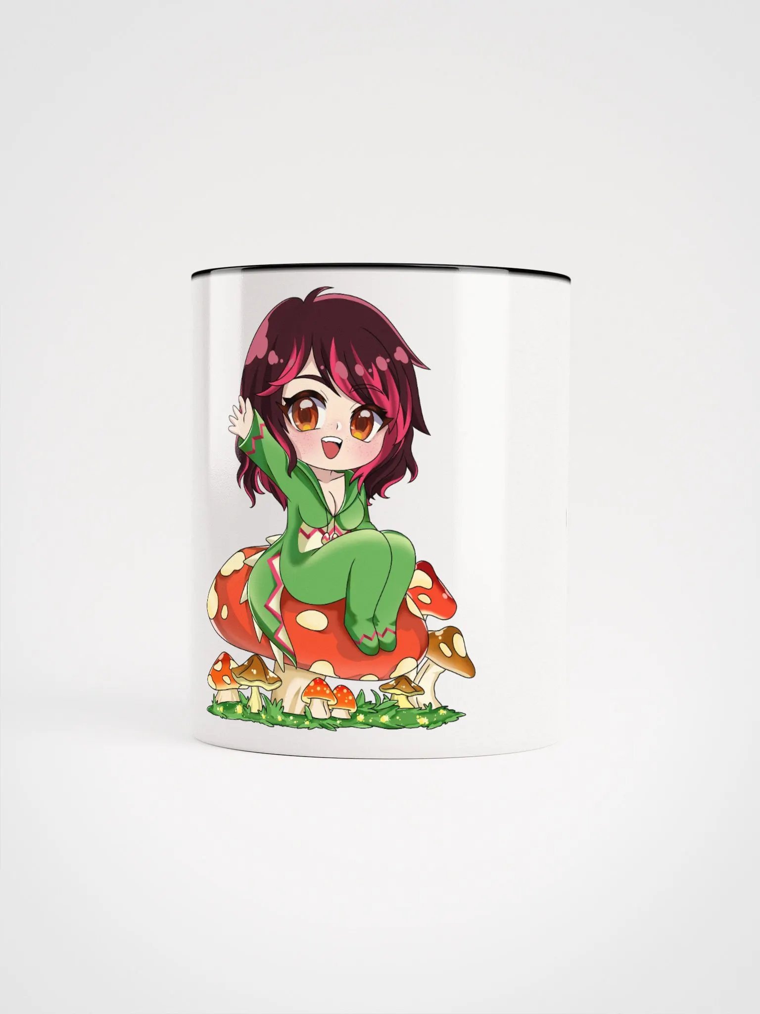 Chibisaurus Mushrooms Good Vibes Mug product image (1)