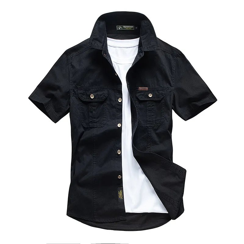 Short Sleeve Shirt Men's Cotton Work Shirt product image (5)