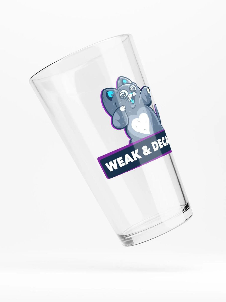 Weak and Decadent Pint Glass product image (4)