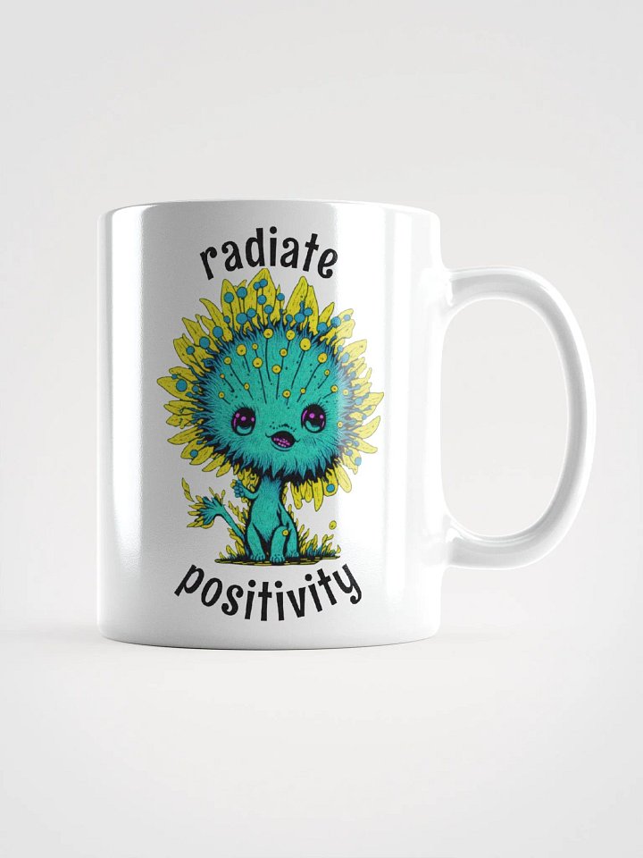 Quirky Misfits Graphic | White Coffee Mug | Radiate Positivity product image (2)
