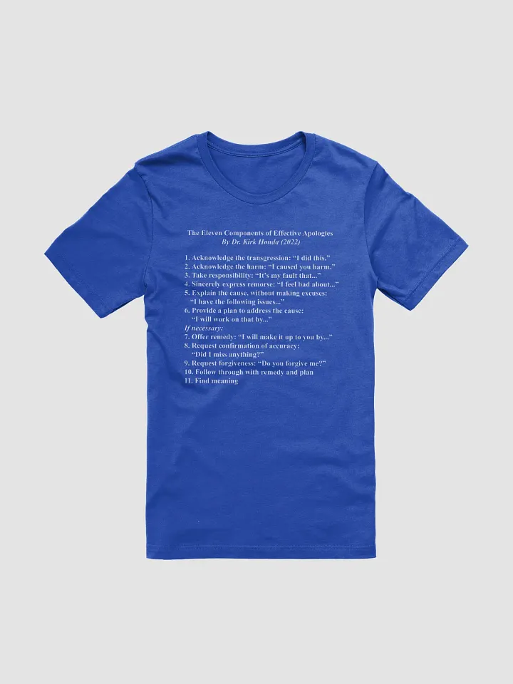 Effective Apologies - T-Shirt product image (1)