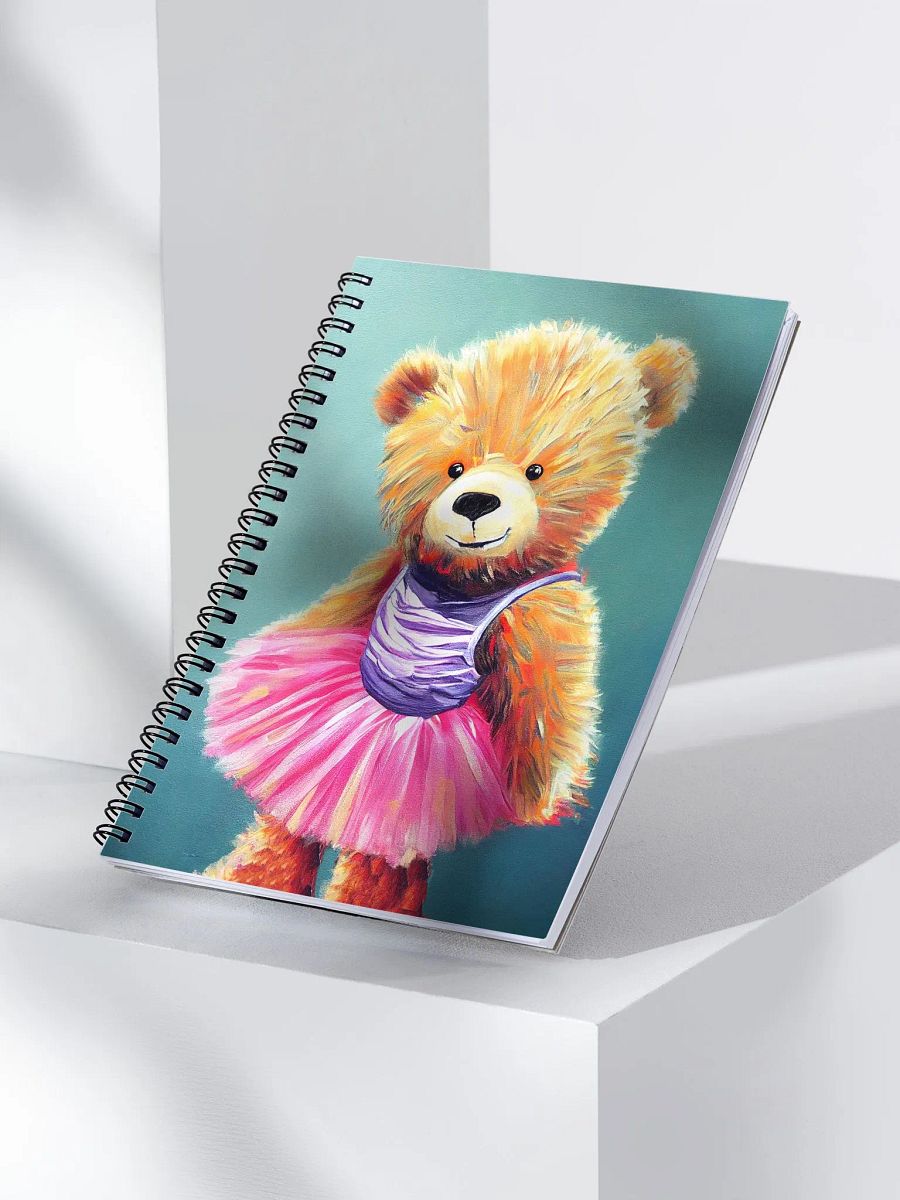 Ballet Dancer - Teddy Bear Spiral Notebook product image (3)