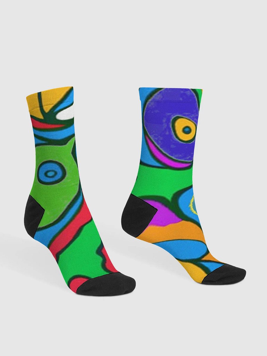 Vibrant Fusion Crew Socks product image (3)