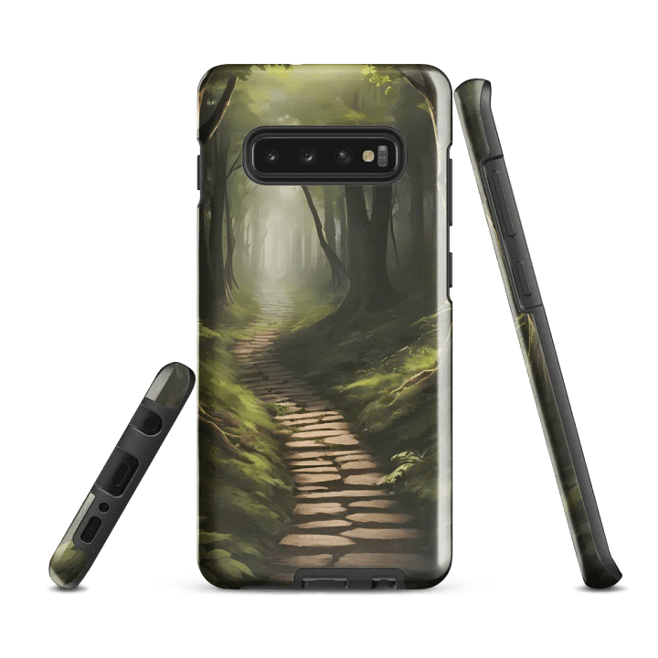 Woodland Stepping Stone Path Samsung Galaxy Case product image (1)