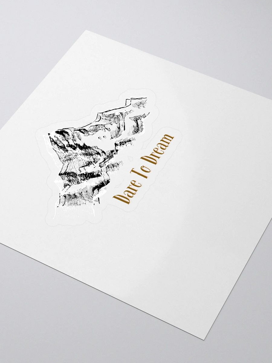 Dare To Dream Mountain Sticker product image (3)