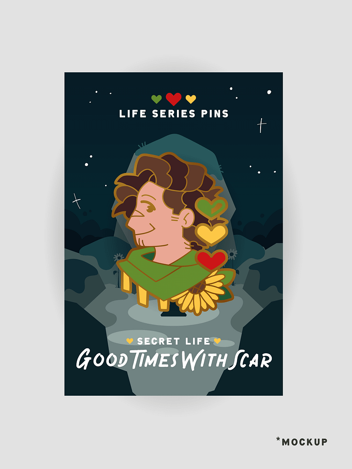 *PREORDER* GoodTimesWithScar - Hard Enamel Pin product image (1)