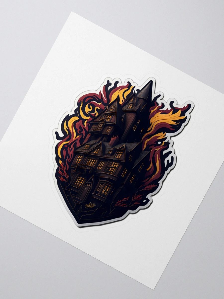 Ethereal Red Castle Sticker product image (5)