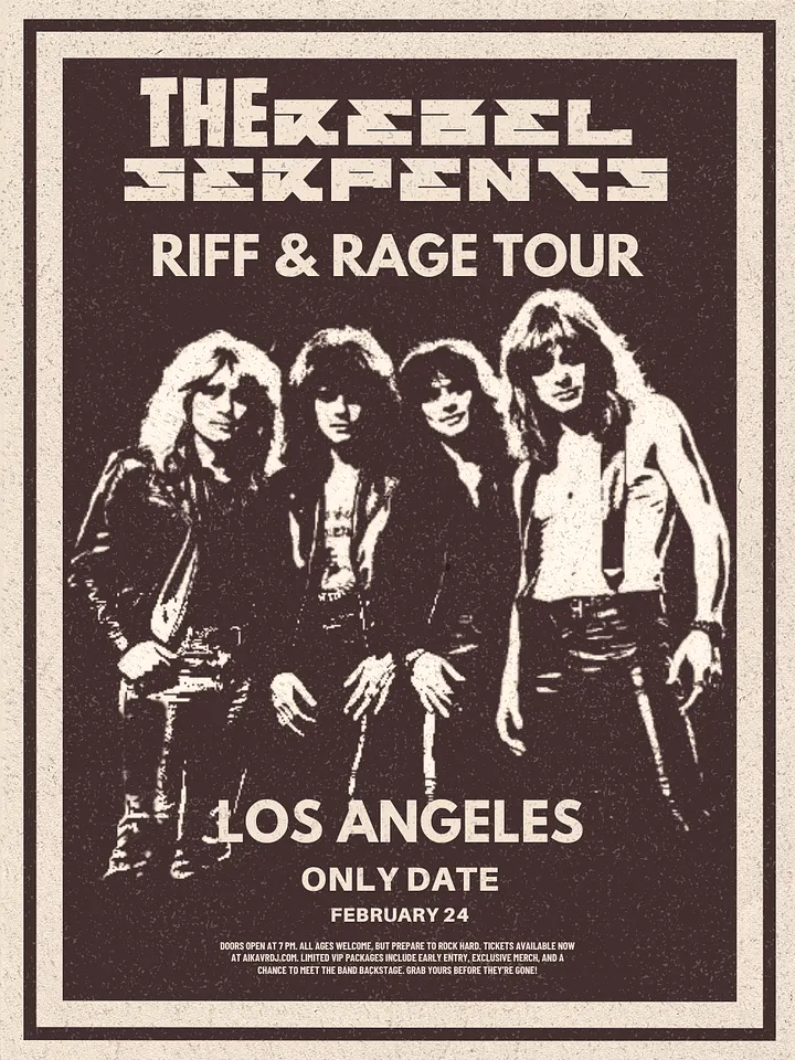 The Rebel Serpents - Live in LA product image (2)