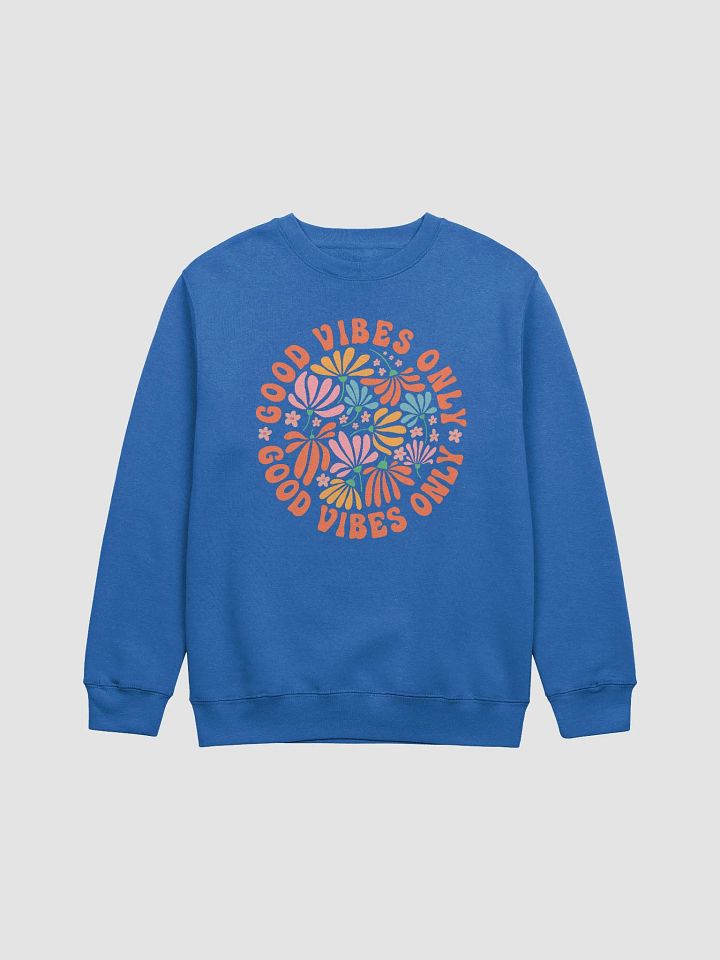 Good Vibes Floral Bliss Crewneck product image (9)