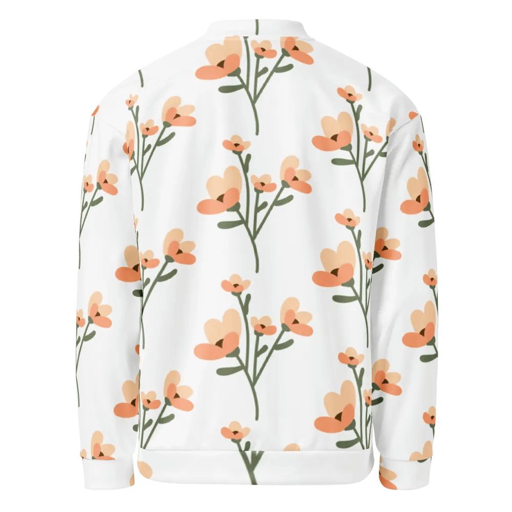 Blossom Burst Custom Bomber Jacket product image (8)