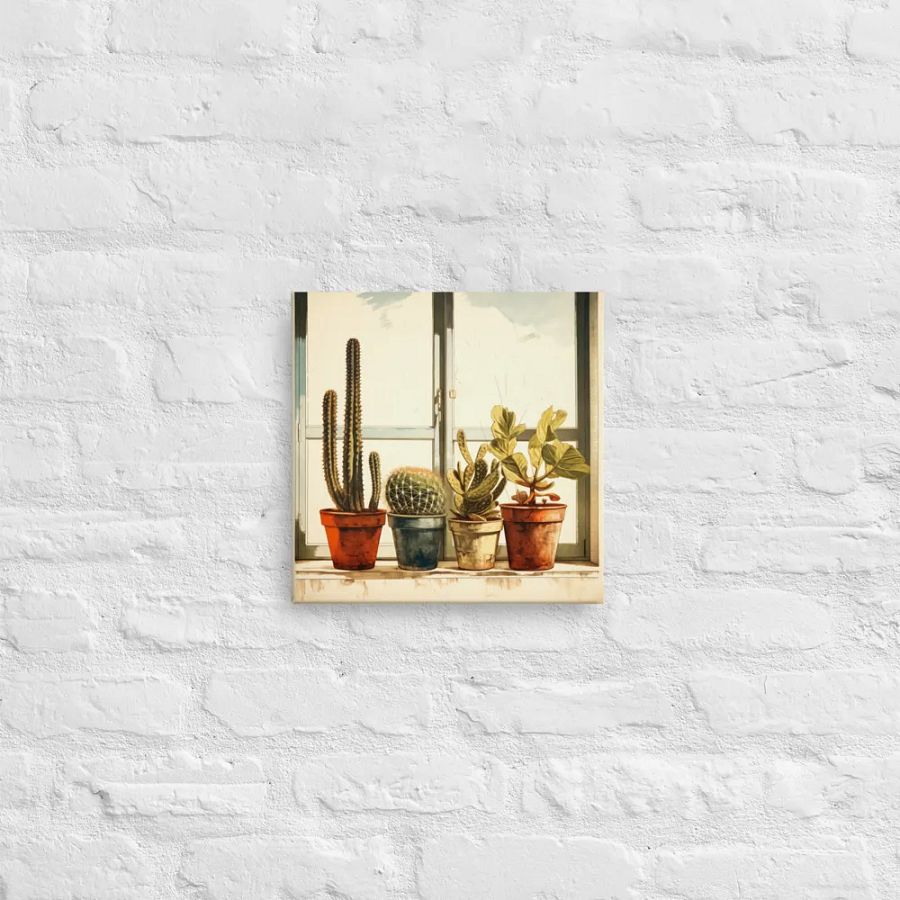 Art2401-04 Potted Plants Still Life - Canvas Print - sm product image (9)