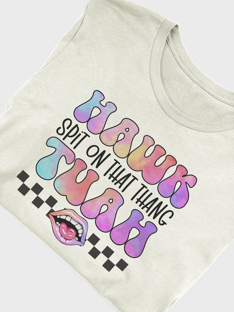 Hawk Tuah shirt, groovy spit on that thang funny quote, viral meme tee product image (5)
