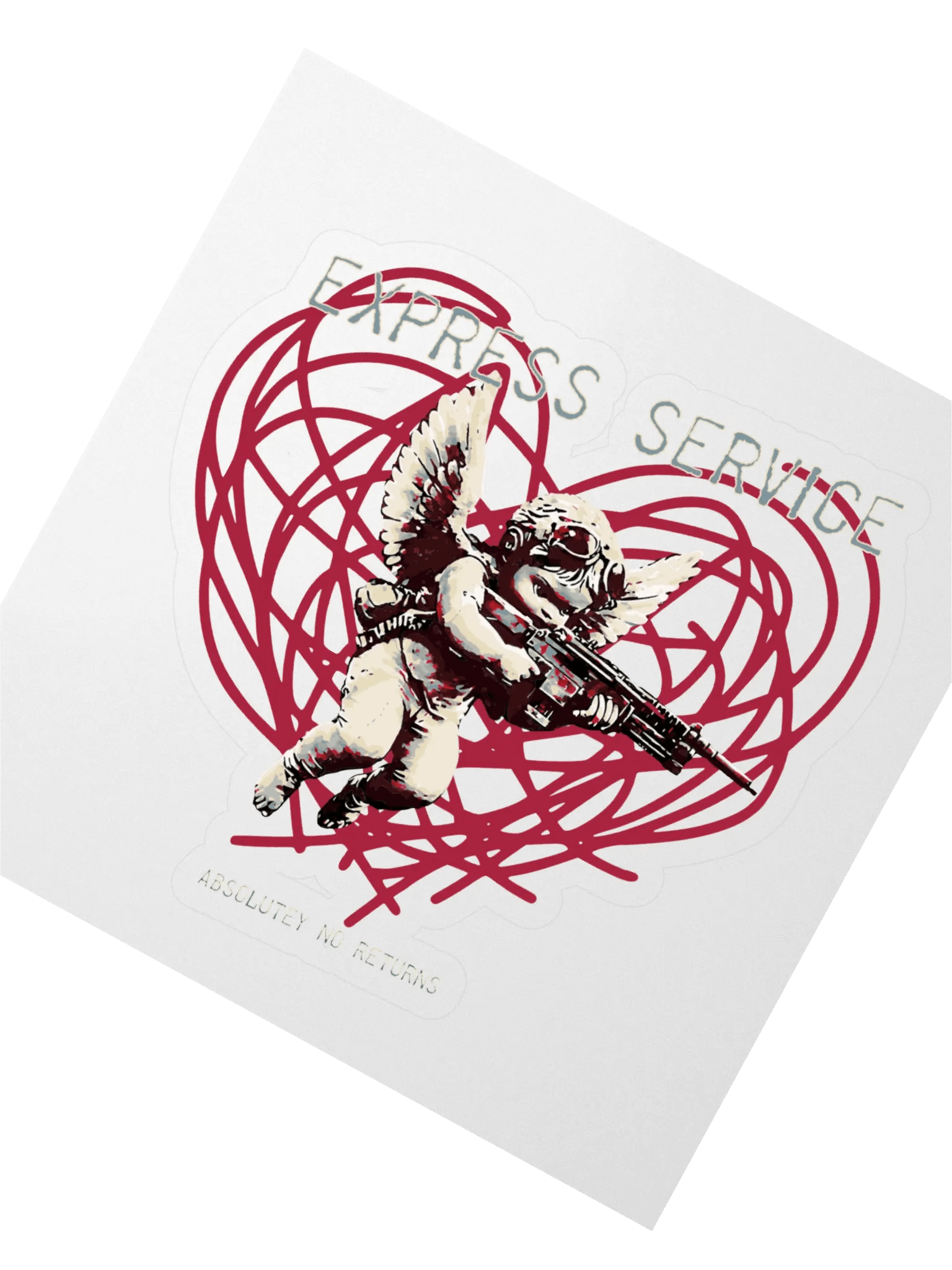 Cupid Express Service Kiss Cut Stickers product image (3)
