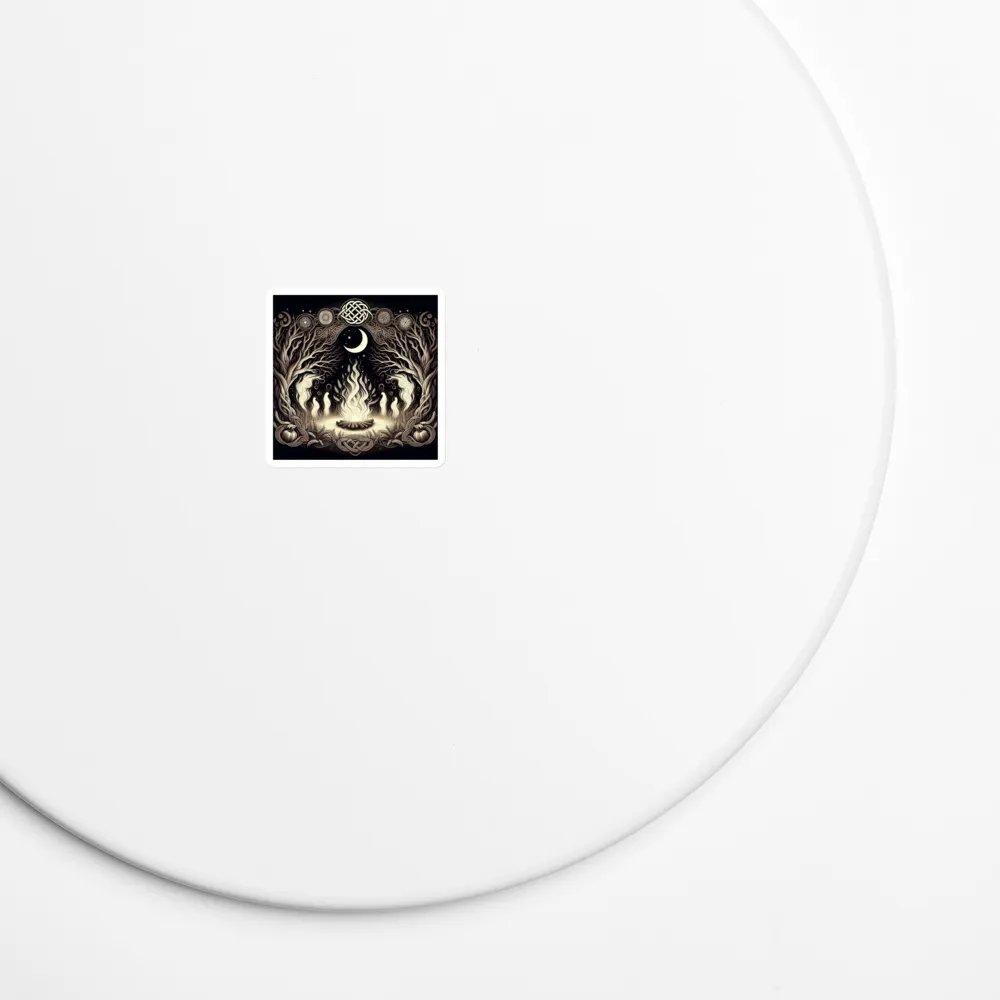 Crescent Flames, Die Cut, Slimline, Fade Proof Magnets product image (5)