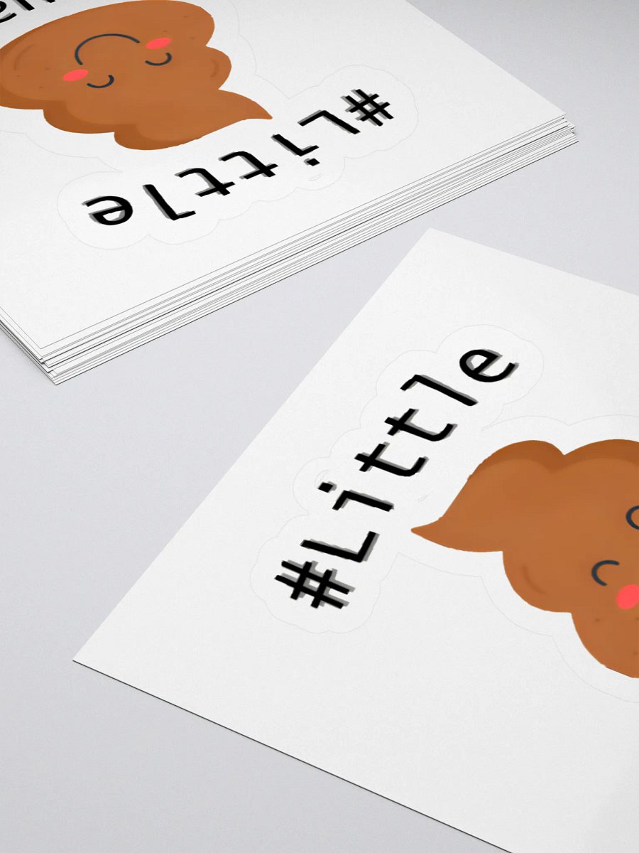 #LittlePoop Sticker product image (7)