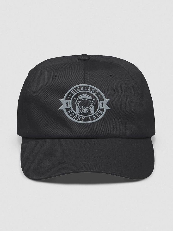 Highland Cow Badge Dad Hat product image (1)
