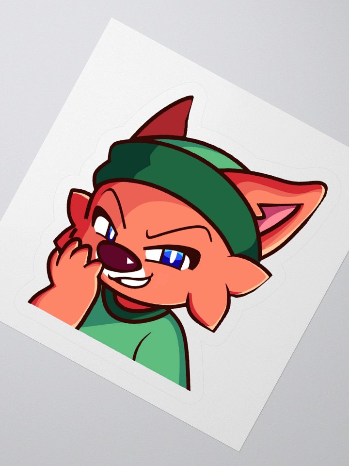 Smirking Dusty Sticker product image (6)