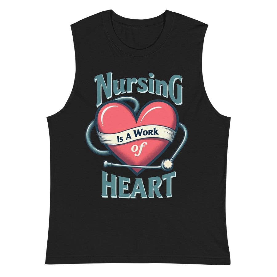 Nursing Heartbeat Muscle Tank product image (3)