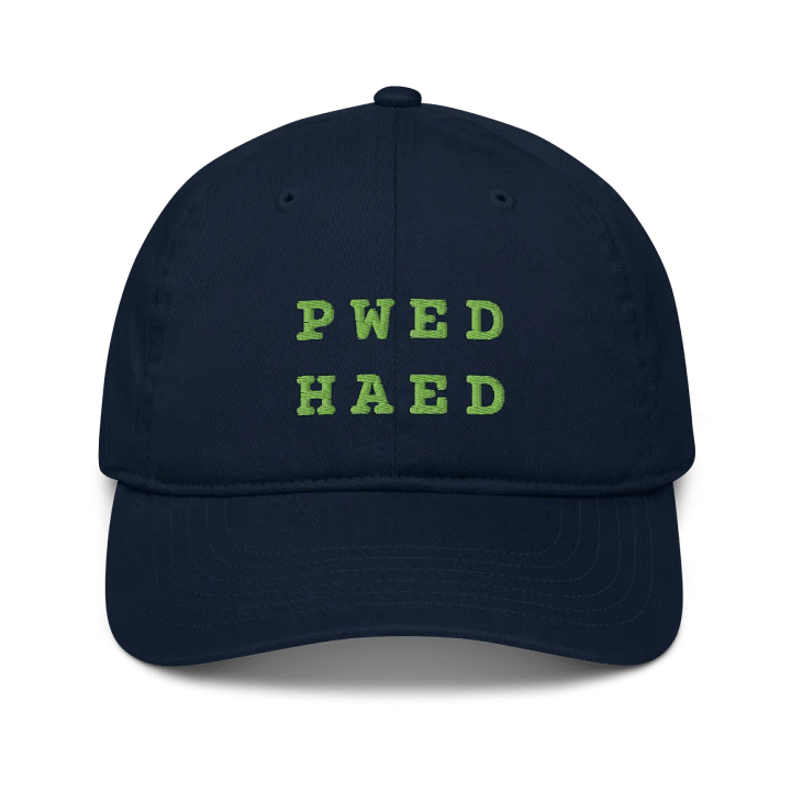 BED HEAD in steno - Organic Cotton Dad Cap (Green) product image (19)