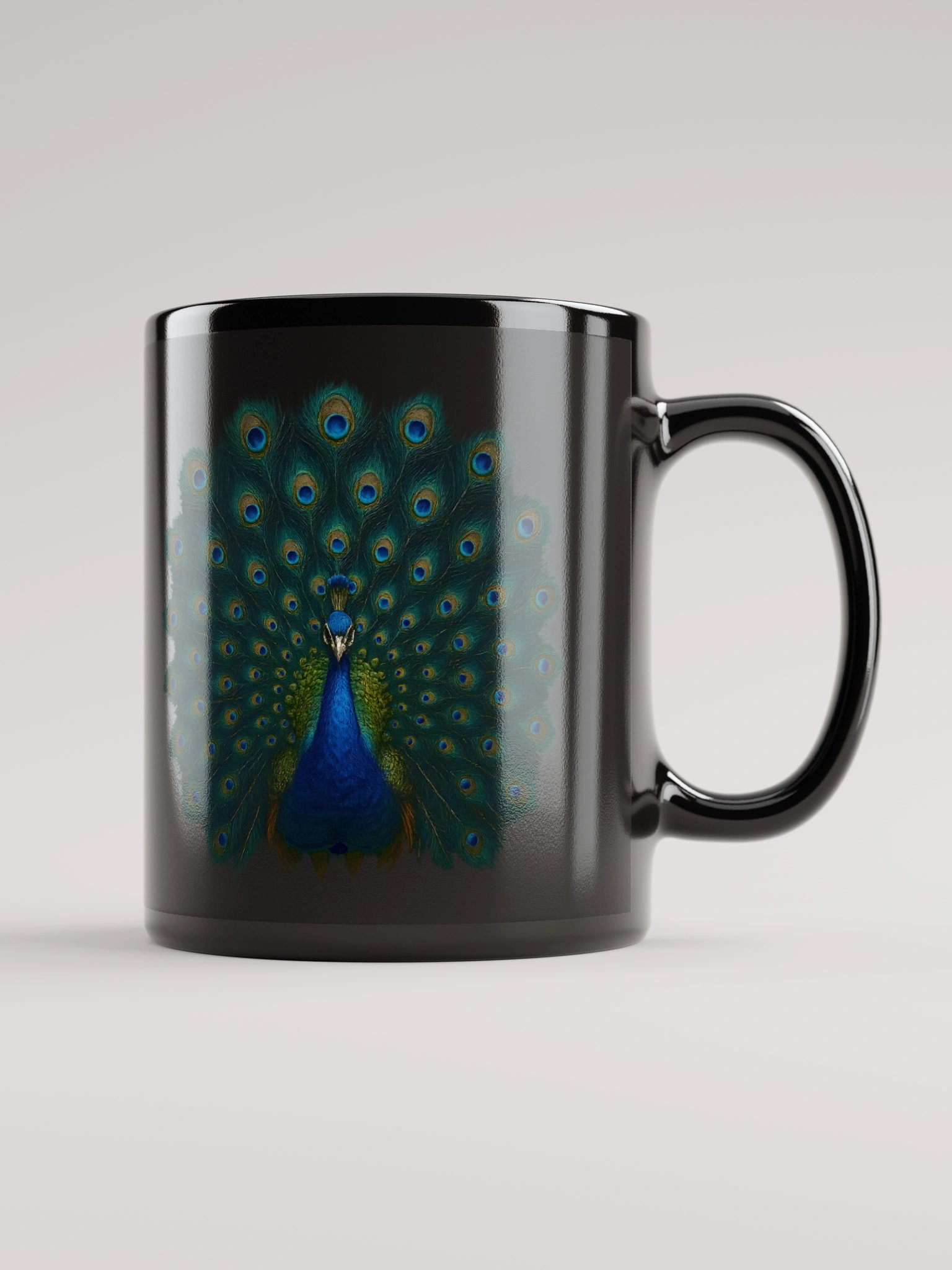 Peacock Feathers Elegance Mug product image (2)