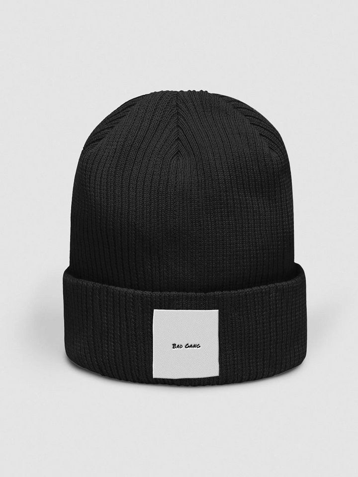 BAD GANG BEANIE BLACK product image (1)