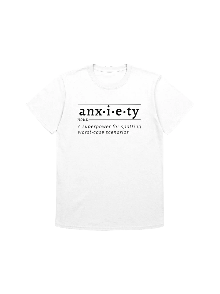 Anxiety Definition Unisex Tee blk v1 product image (1)