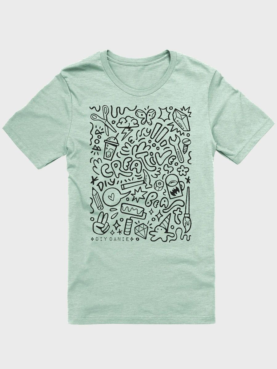 CREATIVE CHAOS T-Shirt - Black txt product image (4)