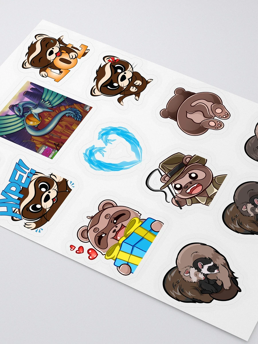 Sticker Sheet with Sarenadia Emotes product image (3)
