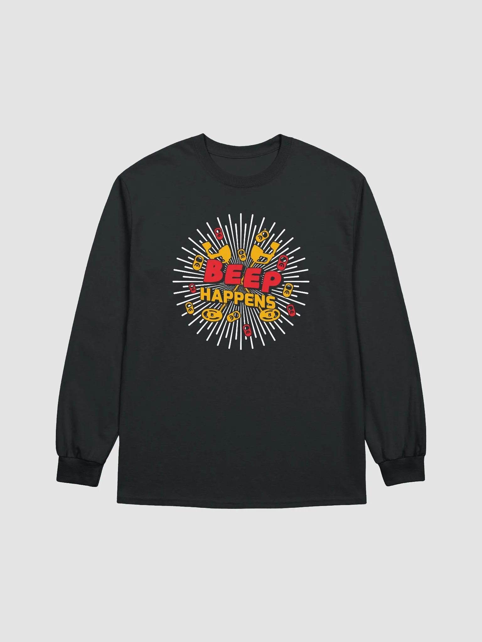 Beep Happens 2 Unisex Long Sleeve Tee product image (2)