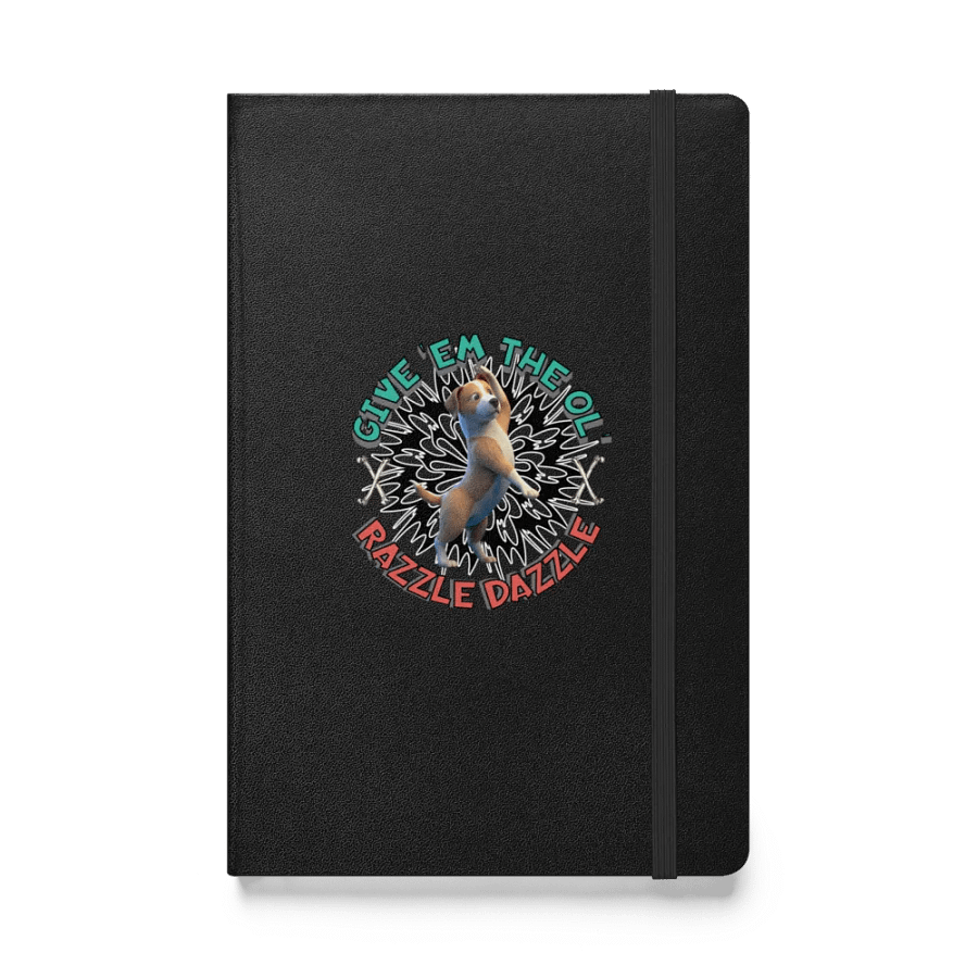 Razzle Dazzle Dog Hardcover Journal product image (1)