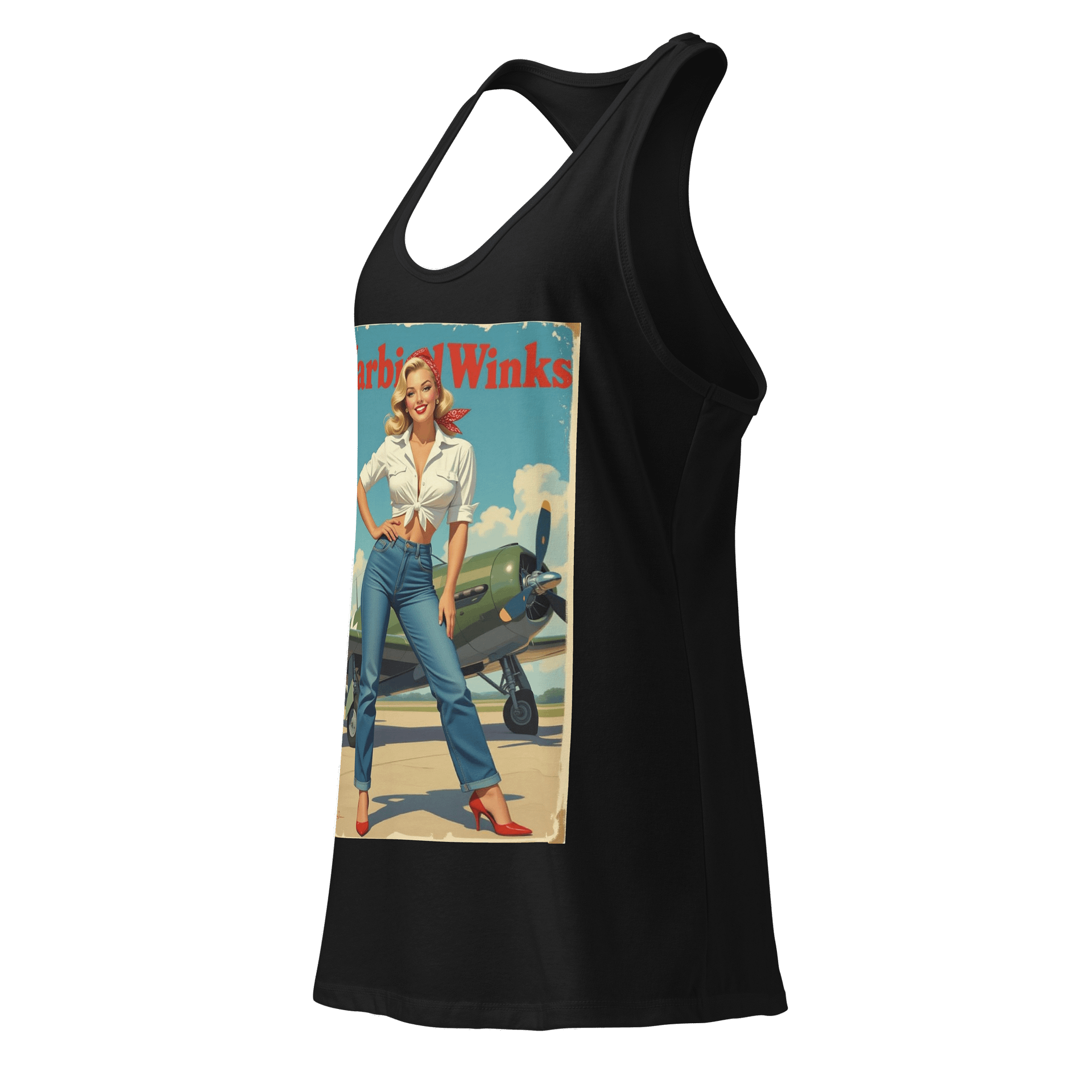 Women's Racerback Tank: A5 product image (9)
