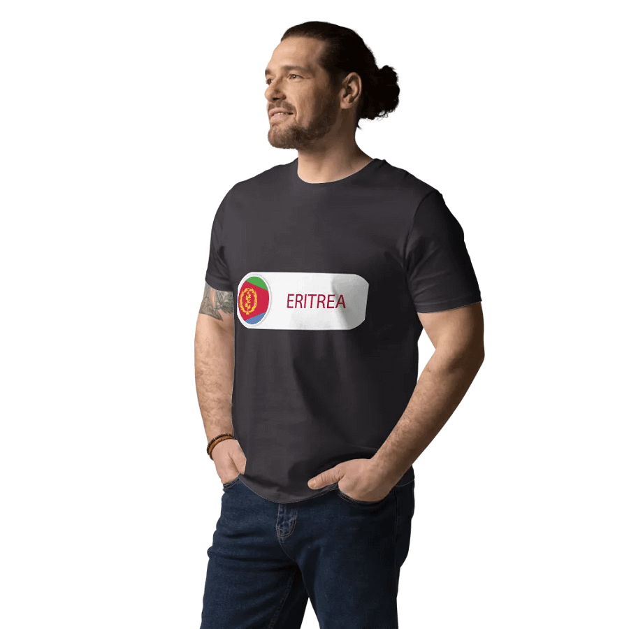 Eritrea Flag Emblem Organic Tee product image (146)